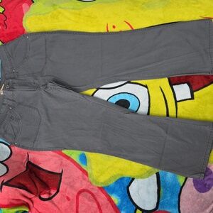 🎍2 for$20Women's Faded Glory Stretch Missy 16 Petite Gray Pants